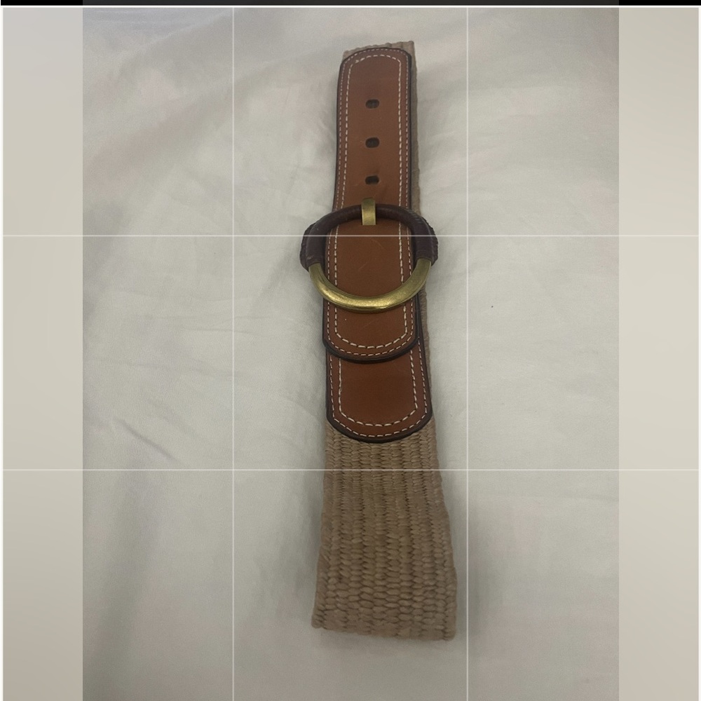 Fossil belt stretch wrap bckl brown size M